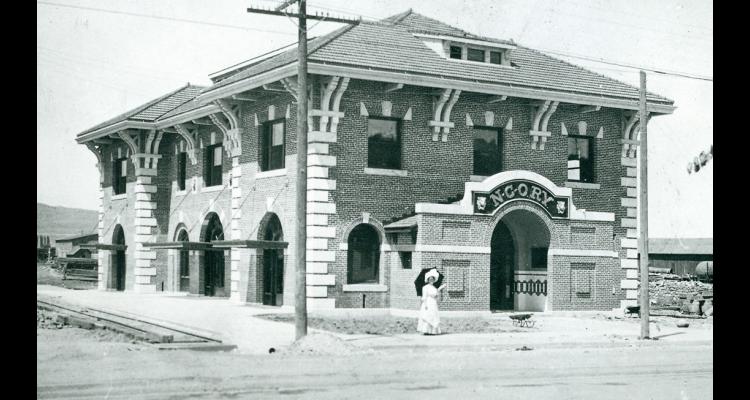 Photo of the Nevada-California-Oregon Railroad Depot